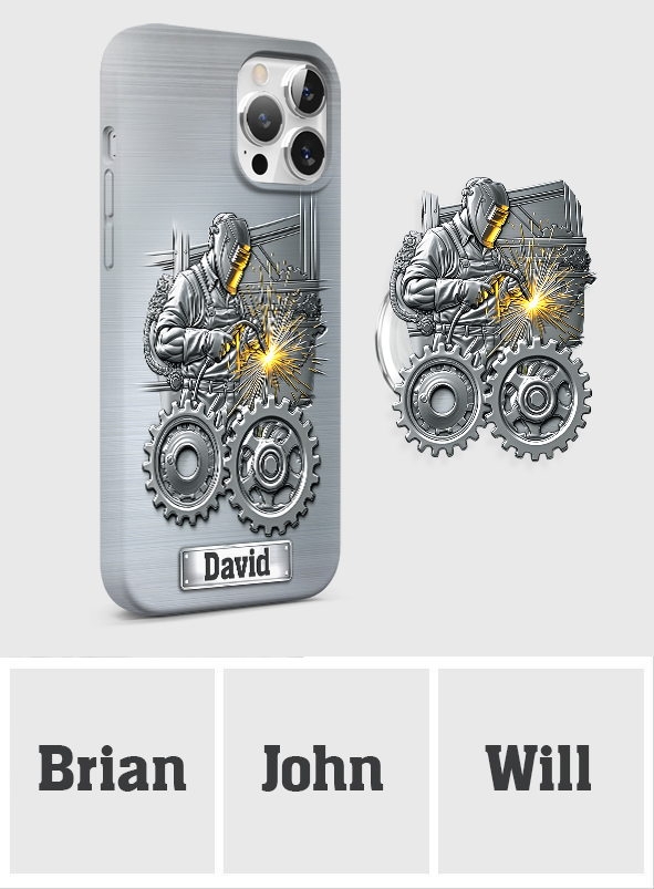 Strong Ones Become Welder - Personalized Welder Full Print Phone Case