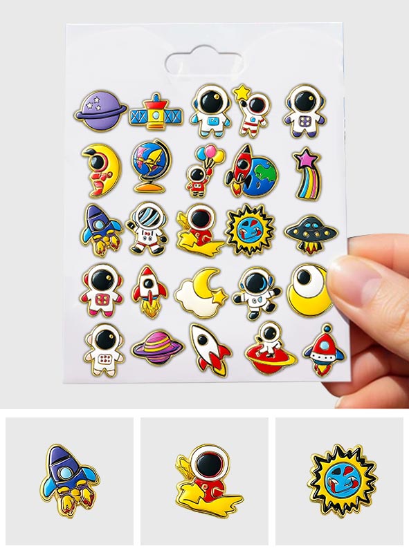 Collection de pins astronaute mignons - Pins personnalisés pour enfants