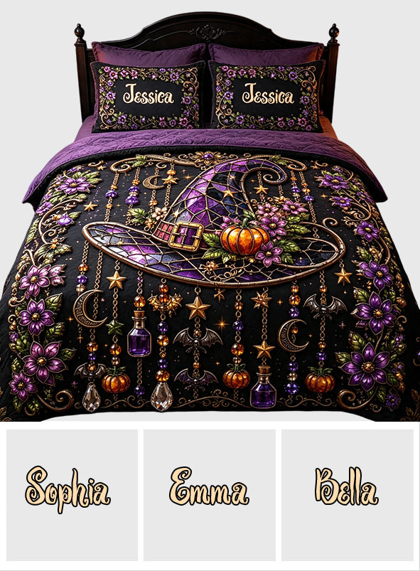 The Witch - Personalized Witch Quilt Set