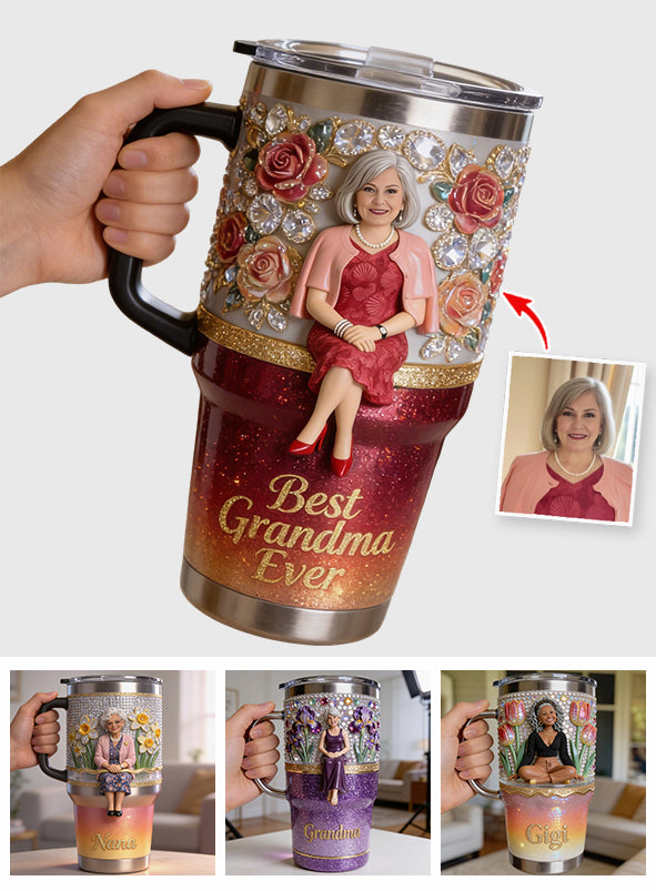 Meilleure Grand-mère, Parfaite pour Maman, Nana - Tasse Personnalisée avec Poignée