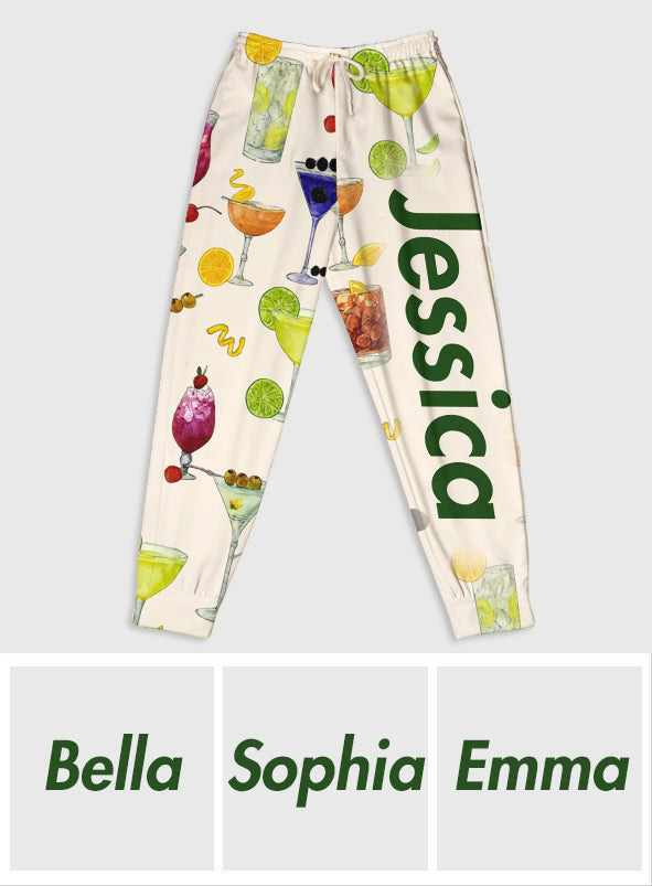 Pantalon de survêtement unisexe « Cocktail coloré et plein d'esprit festif » - Personnalisable