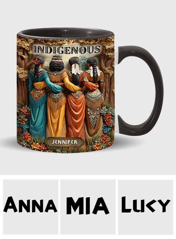 Mug personnalisé à motif amérindien - Autochtone