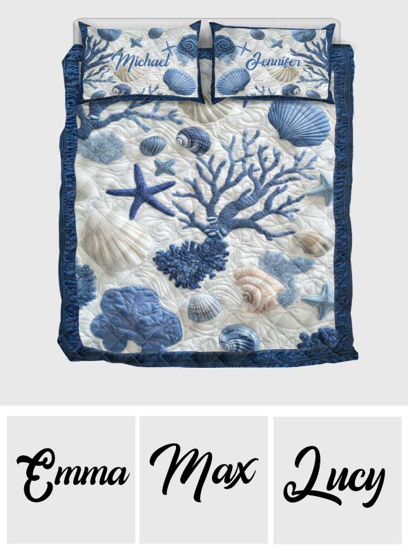 Beach Lovin' - Personalized Sea Lover Quilt Set