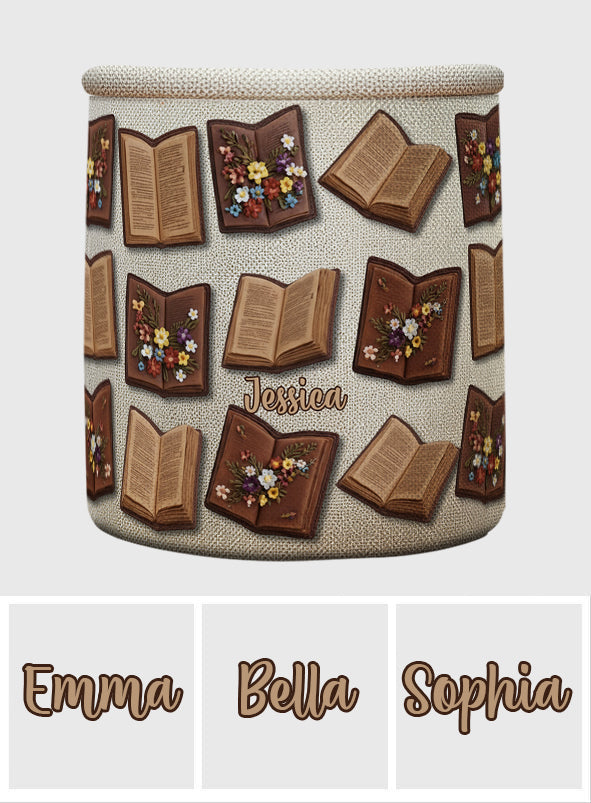 Panier de rangement pour amoureux des livres - Panier de rangement de livres personnalisé