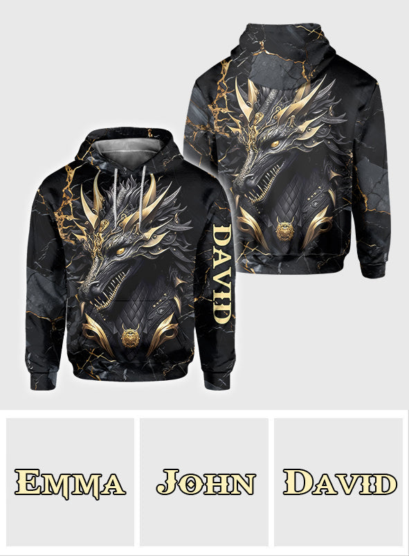 Cœur de Dragon - T-shirt personnalisé avec motif dragon