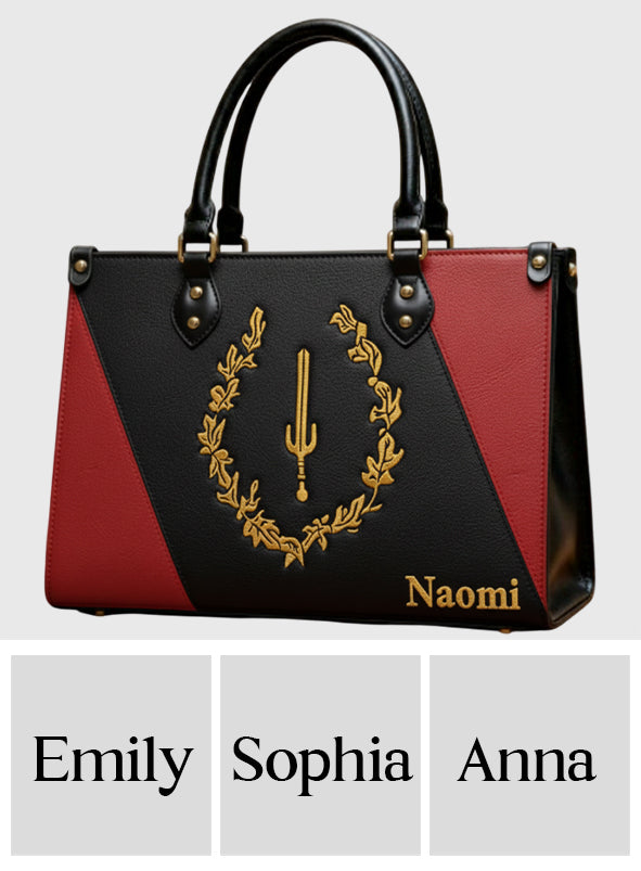 Mois de l'histoire du patrimoine afro-américain - Sac à main personnalisé en cuir afro-américain