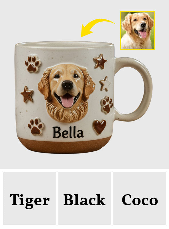 Mug en céramique personnalisé avec photo de chien