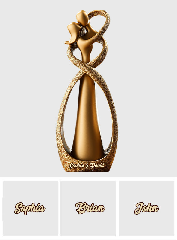 Ensemble pour toujours - Plaque acrylique personnalisée pour couple