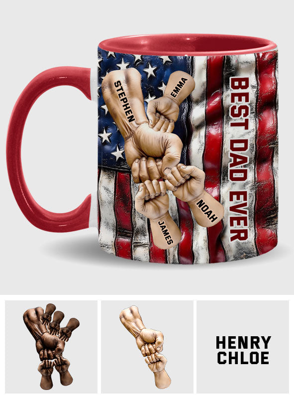 Meilleur papa du monde - Mug personnalisé « Papa idéal »