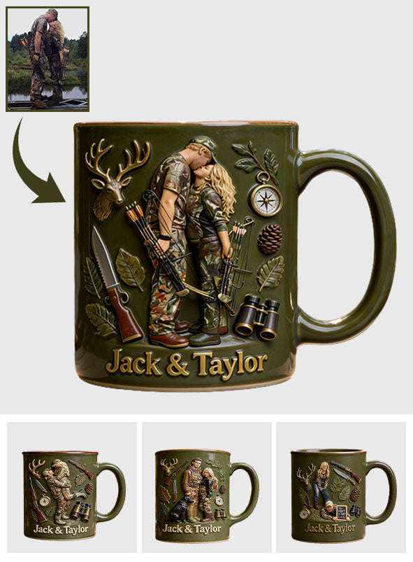 Mug personnalisé à partir de n'importe quelle photo - Coffret de chasse avec agitateurs en acrylique