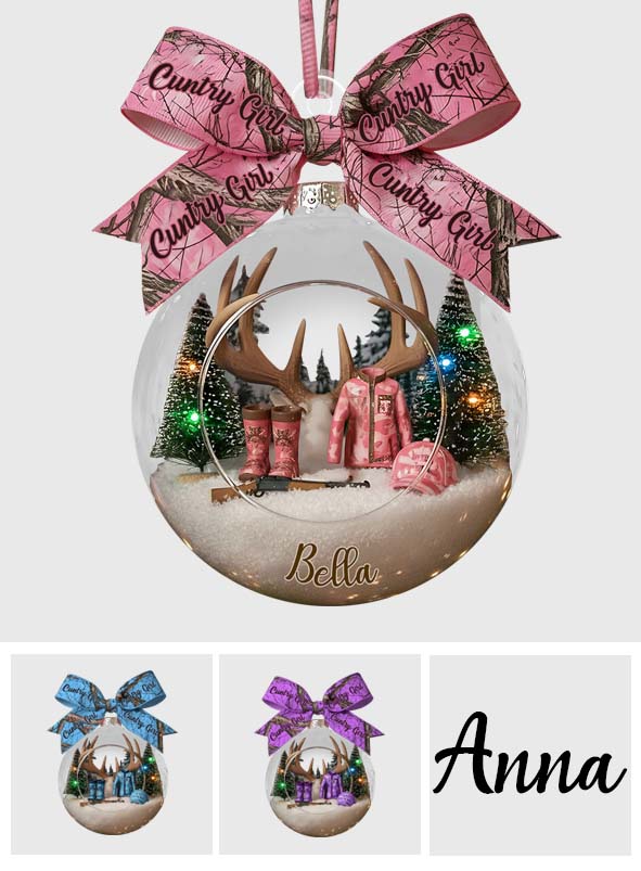 Cuntry Girl - Personalized Hunting Ornament