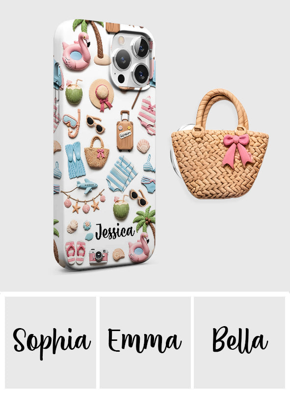 Beach Lovin' Girl - Personalized Sea Lover Full Print Phone Case