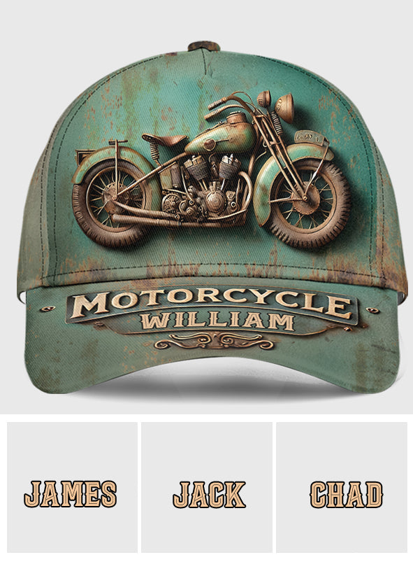 Passionné de moto - Casquette de motard classique personnalisée