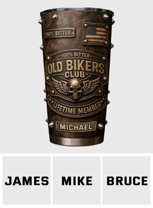 Old Biker Club - Gobelet personnalisé pour motards