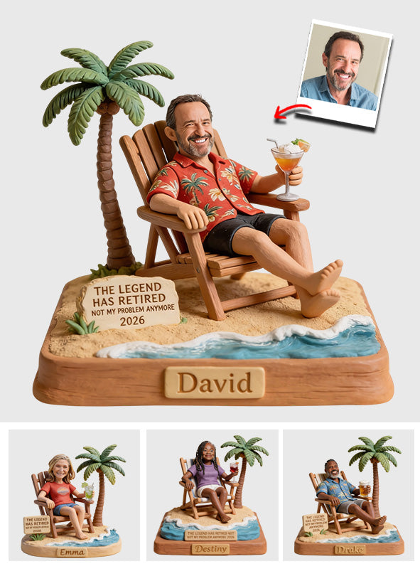 Plaque acrylique personnalisée à partir de n'importe quelle photo - Plaque commémorative sur mesure pour retraités