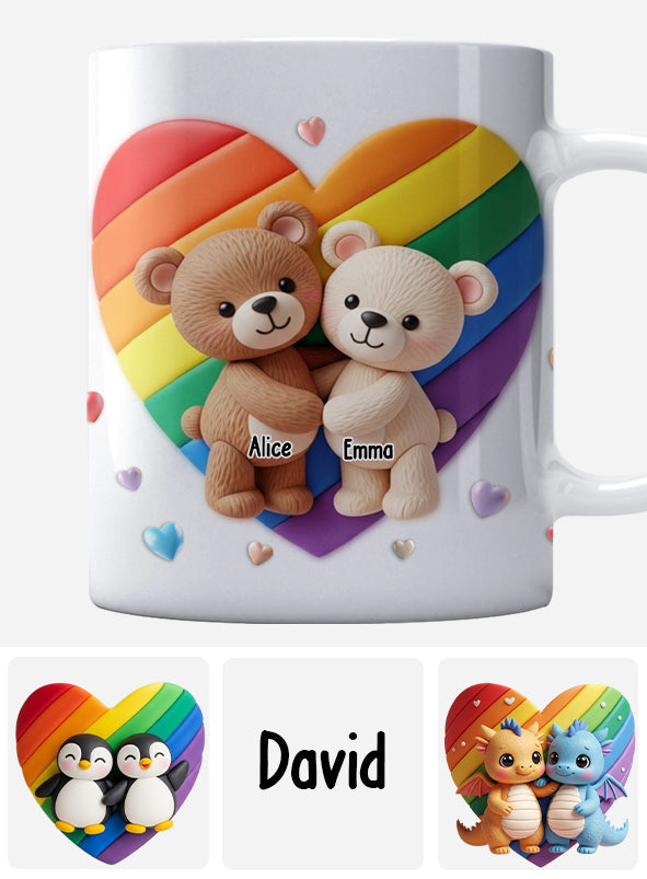 Love Is Love - Personalized LGBT Support Mug