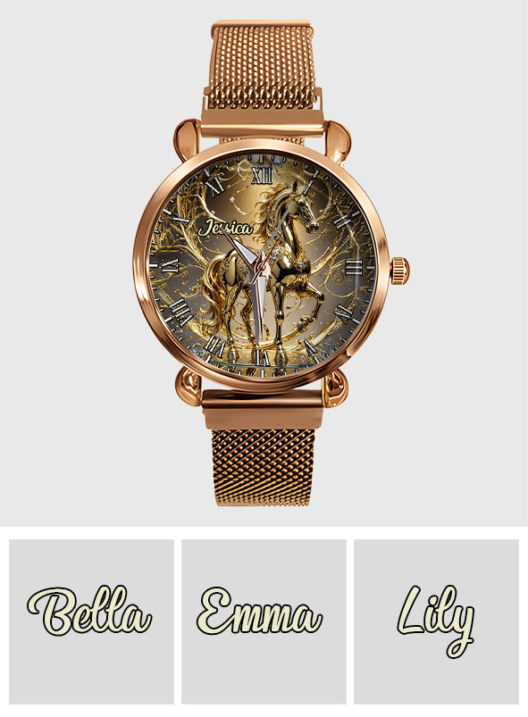 Love Horse - Personalized Horse Women Hand Watch