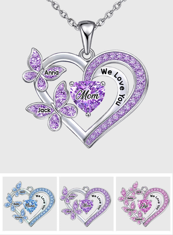 Custom Any Photo - Personalized Grandma Shaped Metal Pendant Necklace