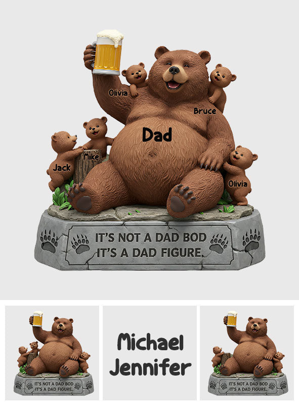 It's Not A Dad Bod - Personalized Father Custom Shaped Acrylic Plaque