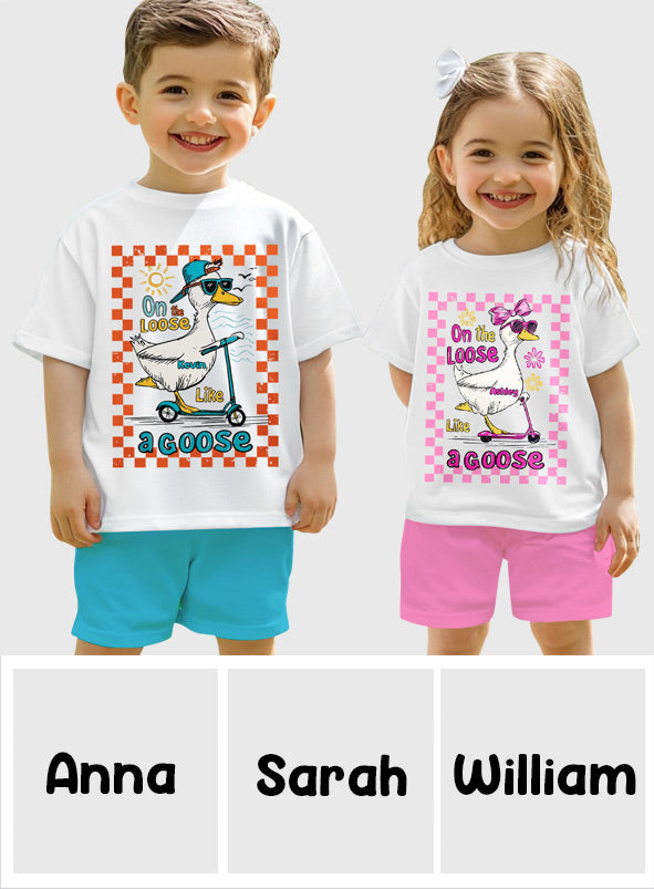 T-shirt et short personnalisés pour enfant (garçon/fille) - Fin d'année