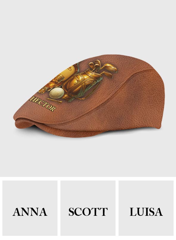 Casquette gavroche personnalisée Golf & Whiskey