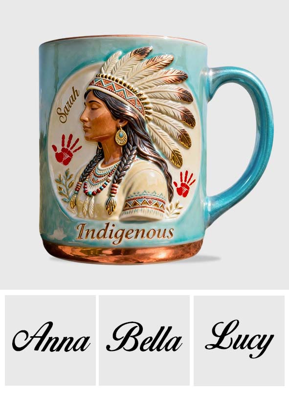 Indigenous - Personalized American Indian Accent Mug & Coaster