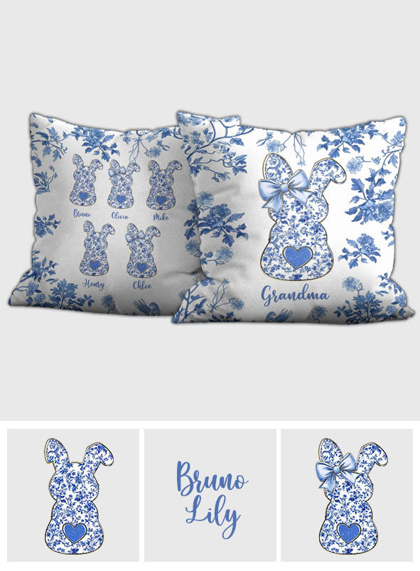 Grandma's Peeps - Personalized Grandma Throw Pillow