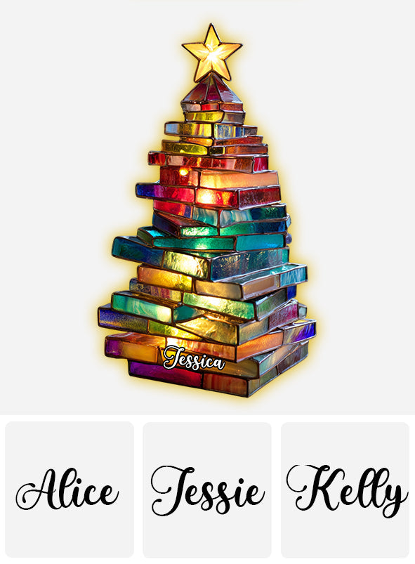 Book Tree - Personalized Book Acrylic LED Night Light