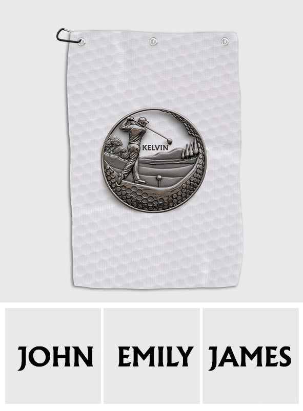 Amoureux du golf ? Serviette de golf personnalisée