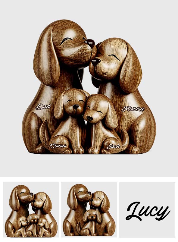This Is Us - Personalized Family Custom Shaped Wood Plaque
