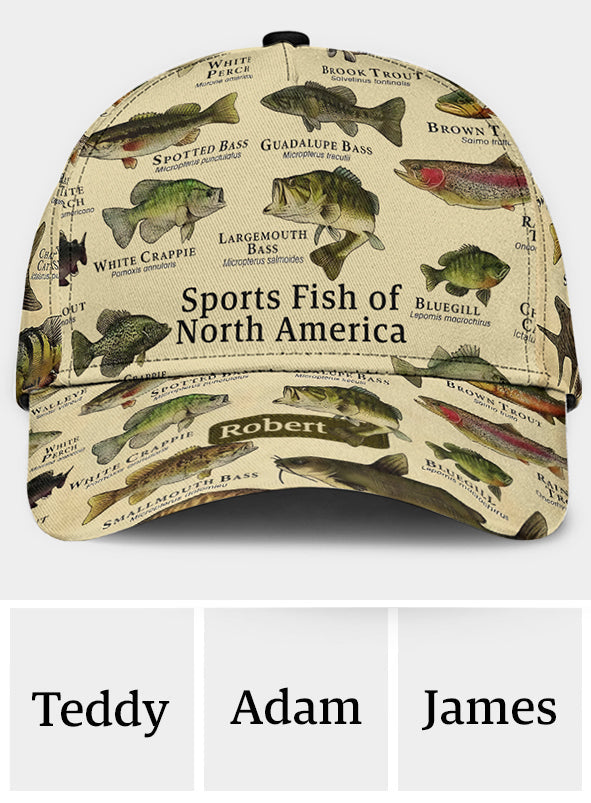 Poisson d'Amérique - Casquette de pêche classique personnalisée