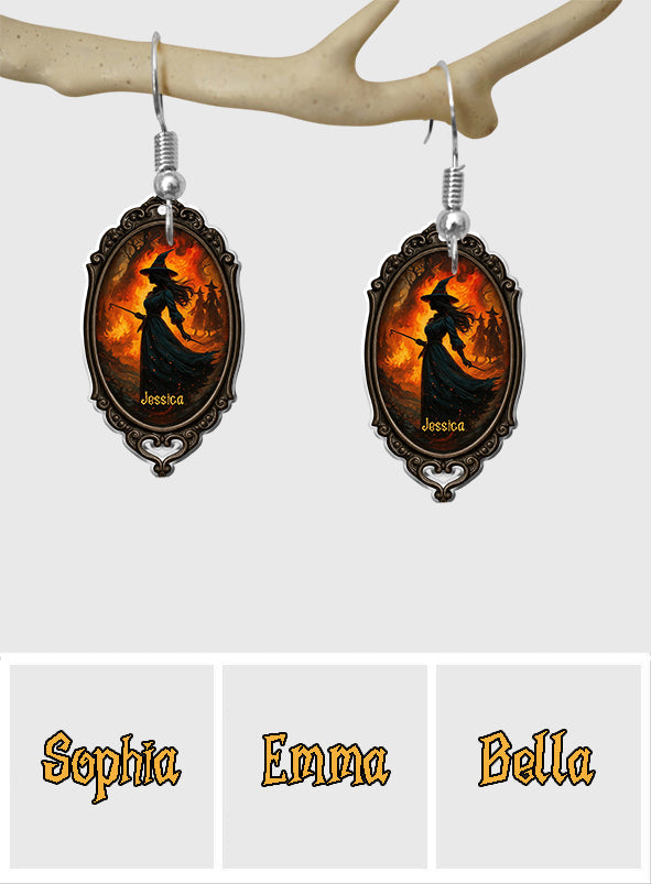 Belle sorcière - Boucles d'oreilles de sorcière personnalisées