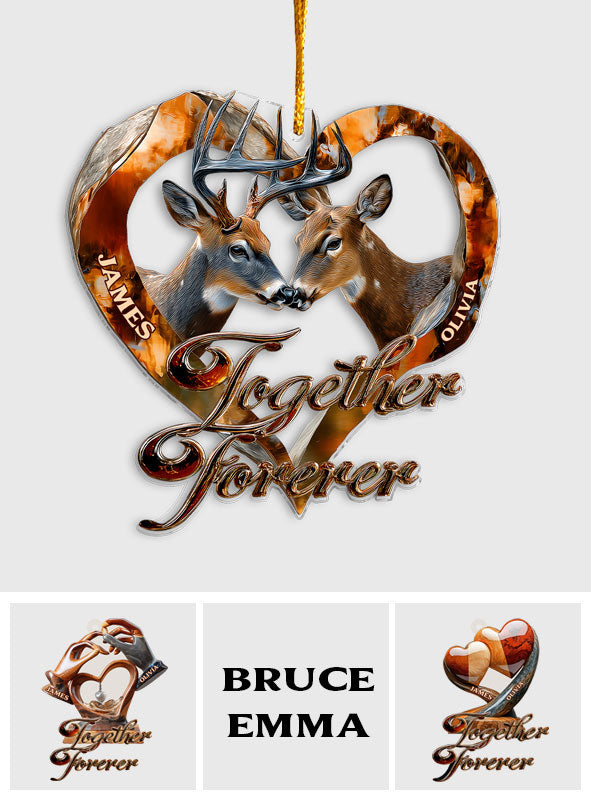 Ensemble pour toujours - Ornement personnalisé pour couple