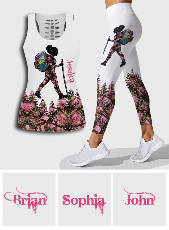 Débardeur et legging de randonnée personnalisés « Randonnée Girl »