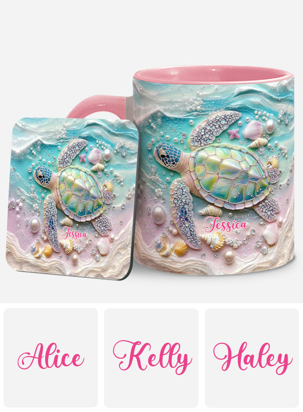 Love Turtles - Personalized Turtle Accent Mug
