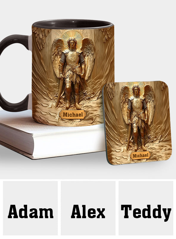 Archangel Michael - Personalized Christian Accent Mug
