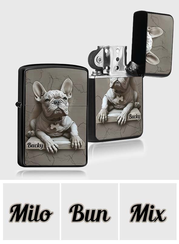 Briquet personnalisé Bouledogue français