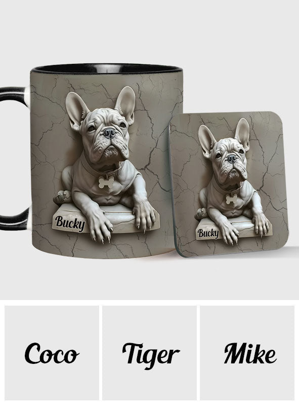 French Bulldog - Personalized French Bulldog Accent Mug