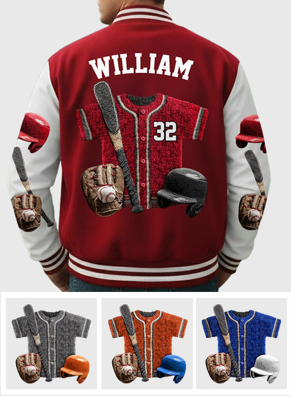 Baseball Life - Personalized Baseball Varsity Jacket