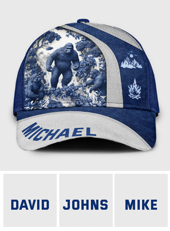 Bigfoot Summer Vibes - Personalized Hiking Classic Cap