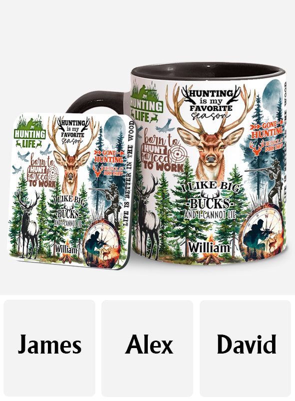 Love Hunting - Personalized Hunting Accent Mug