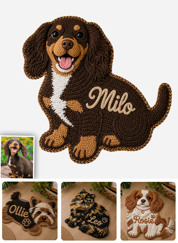 Cute Pet - Personalized Dog Non-Slip Tufted Rug