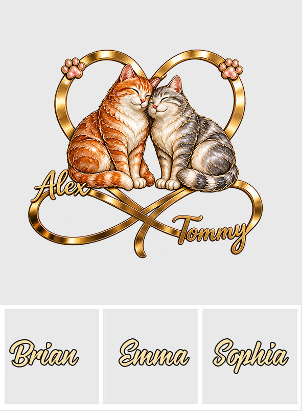 You & Me We Got This - Personalized Cat 3D Printed Cut Metal Sign