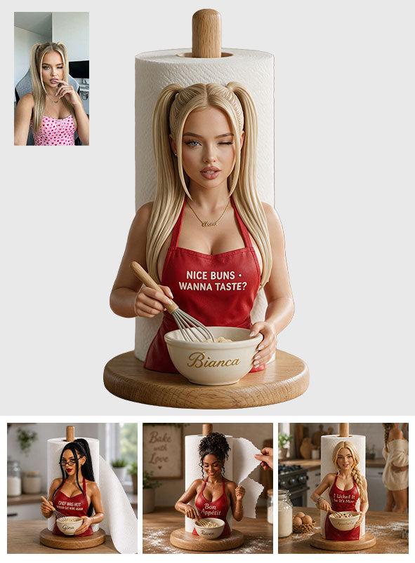 Nice Buns - Personalized Spicy Couple Paper Towel Stand