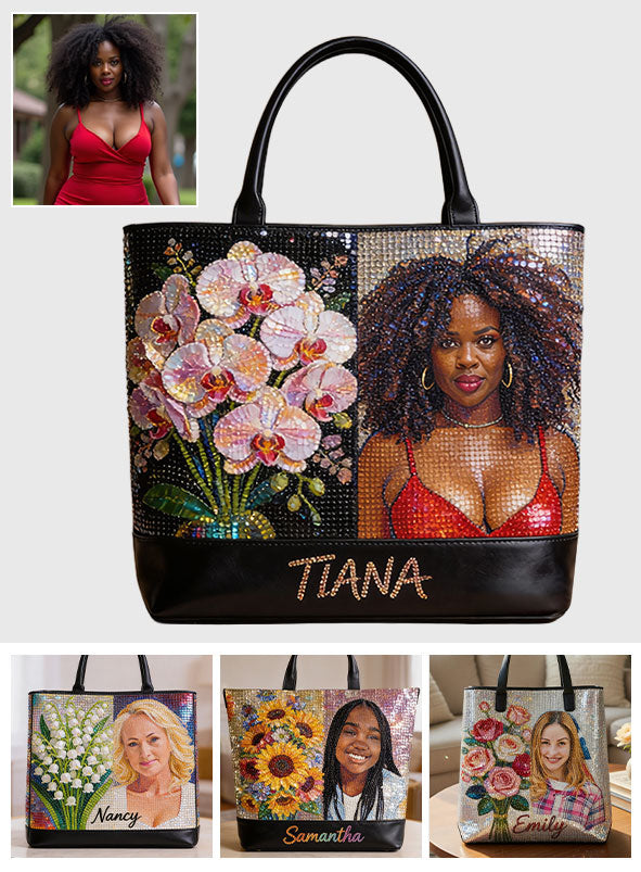 Any Photo, Flower - Personalized Self Love Tote Bag