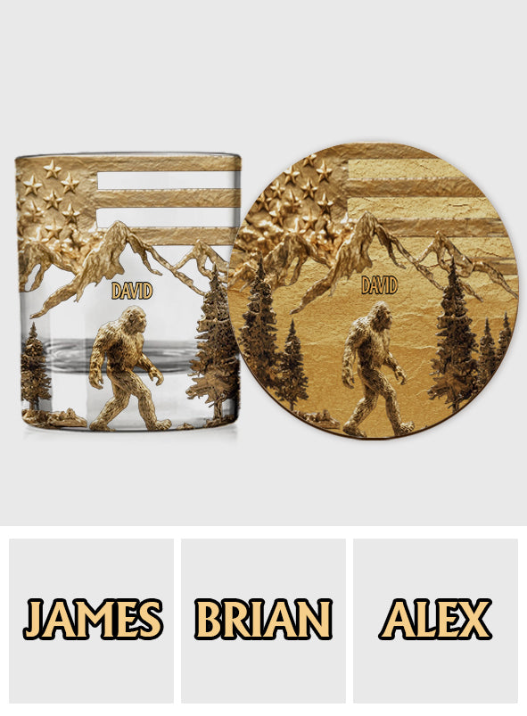 Sasquatch - Coffret carafe à whisky personnalisée