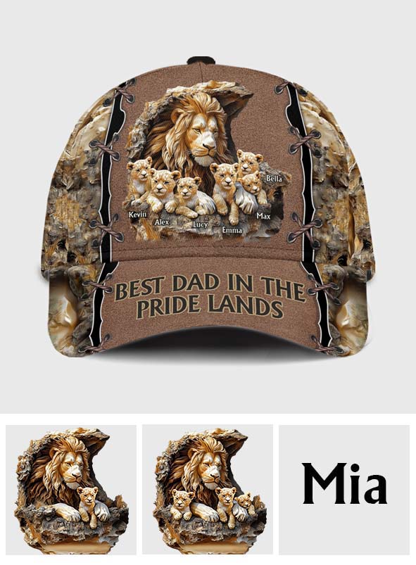 Papa Lion - Personalized Father Classic Cap