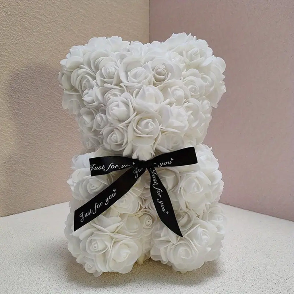 Artificial Rose Flowers Bear