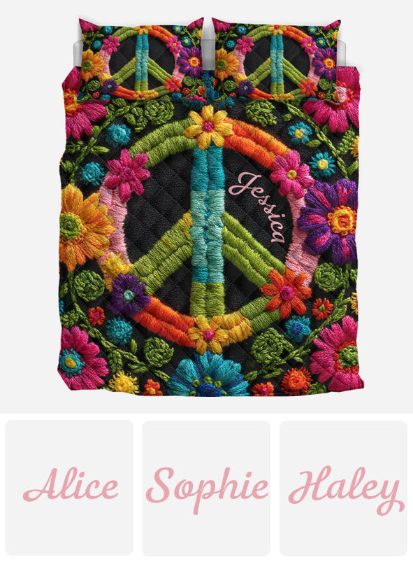 Hippie Soul - Personalized Hippie Quilt Set
