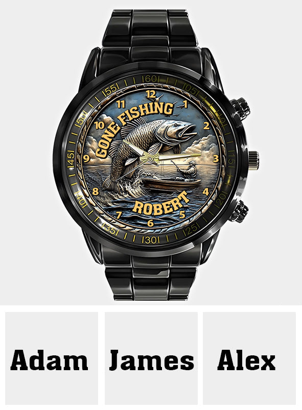 Partie de pêche - Montre-bracelet de pêche personnalisée